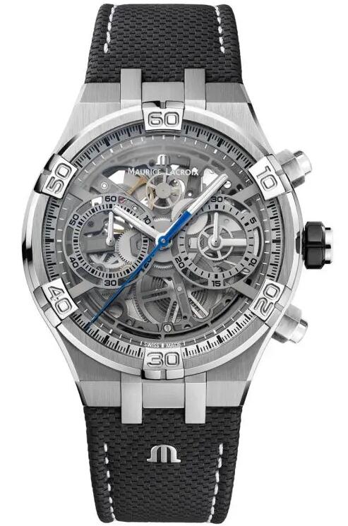 Maurice Lacroix AIKON Chronograph Skeleton 44mm AI6098-SS001-090-1 Replica Watch